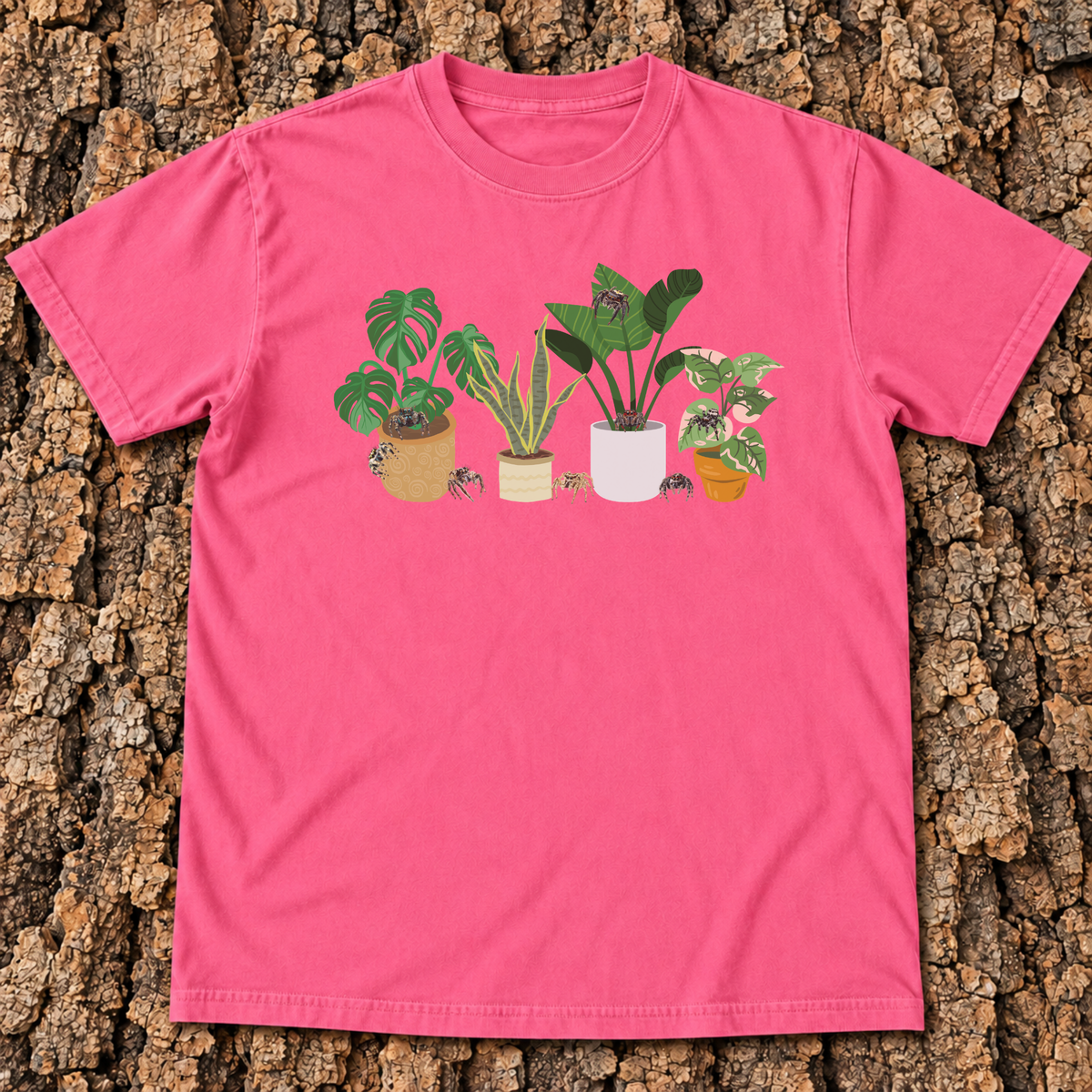 Jumping Spider on Plants T-Shirt