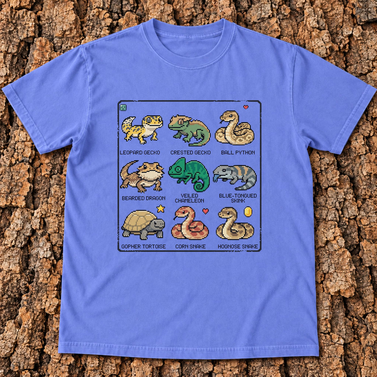 8-Bit Reptiles T-Shirt