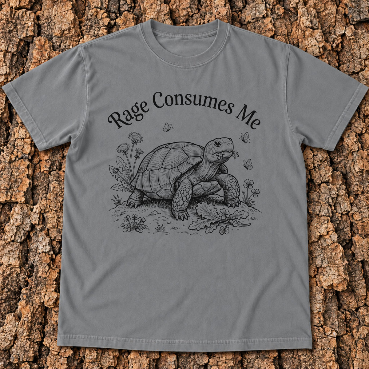 Rage Consumes Me Tortoise T-Shirt