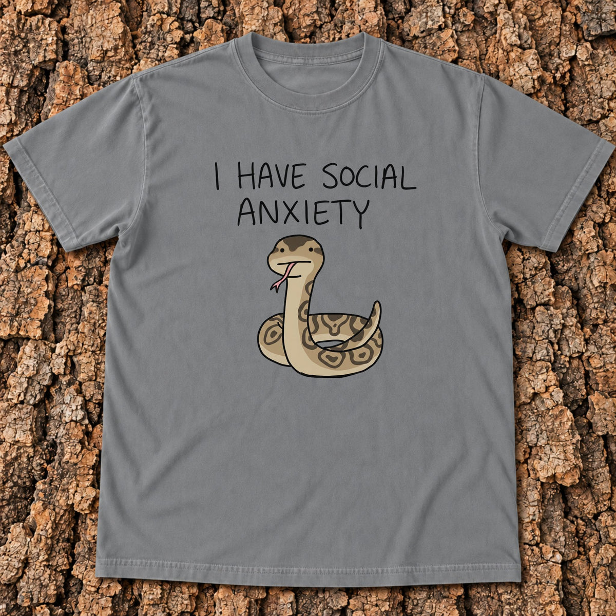 Social Anxiety Ball Python T-Shirt